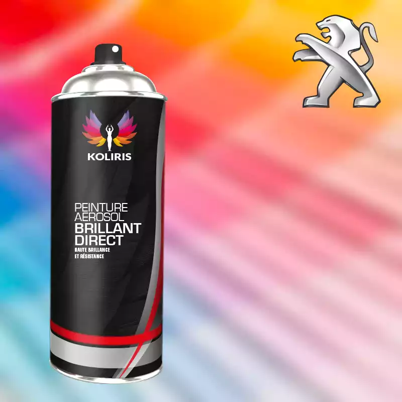 Bombe de peinture voiture 1K brillant Peugeot 400ml