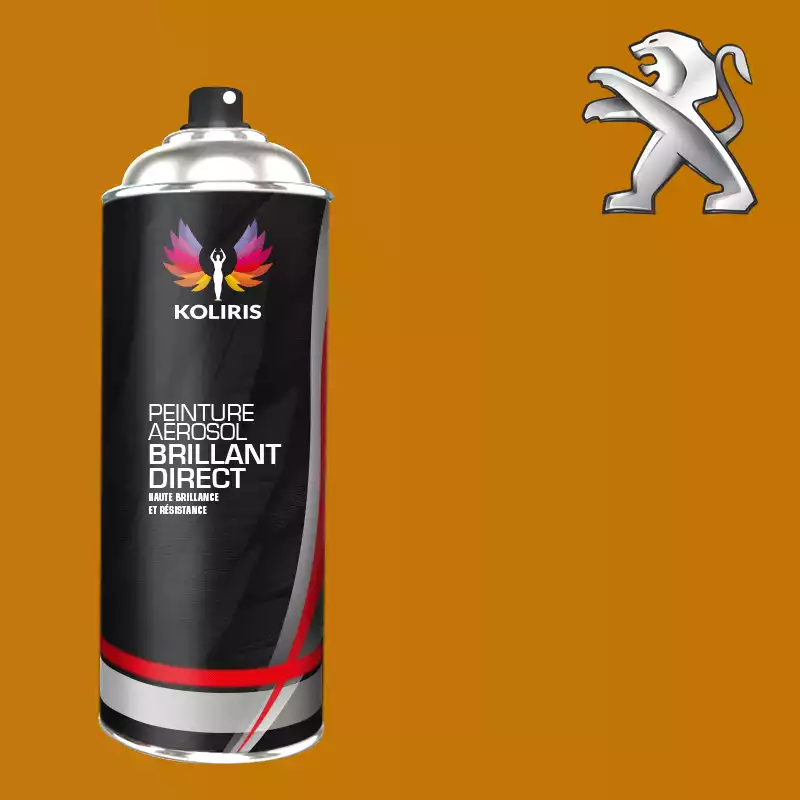 Bombe de peinture voiture 1K brillant Peugeot 400ml