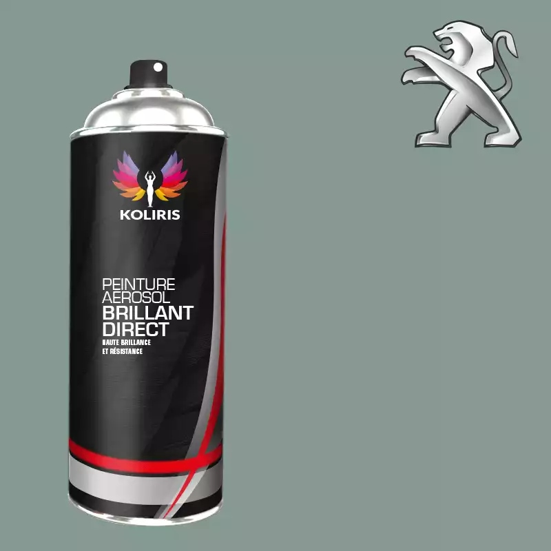 Bombe de peinture voiture 1K brillant Peugeot 400ml