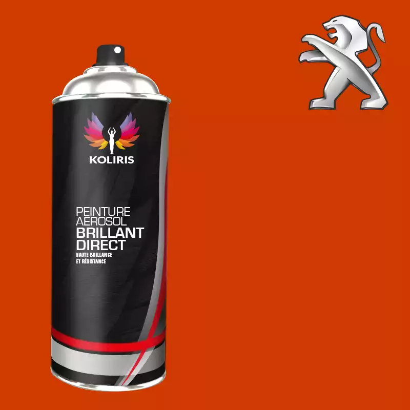 Bombe de peinture voiture 1K brillant Peugeot 400ml