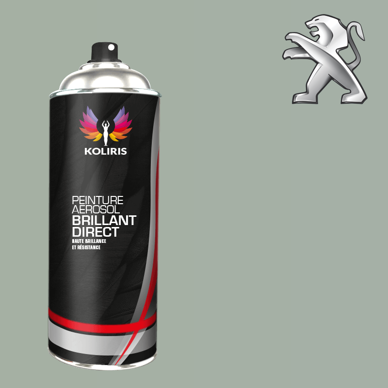 Bombe de peinture voiture 1K brillant Peugeot 400ml