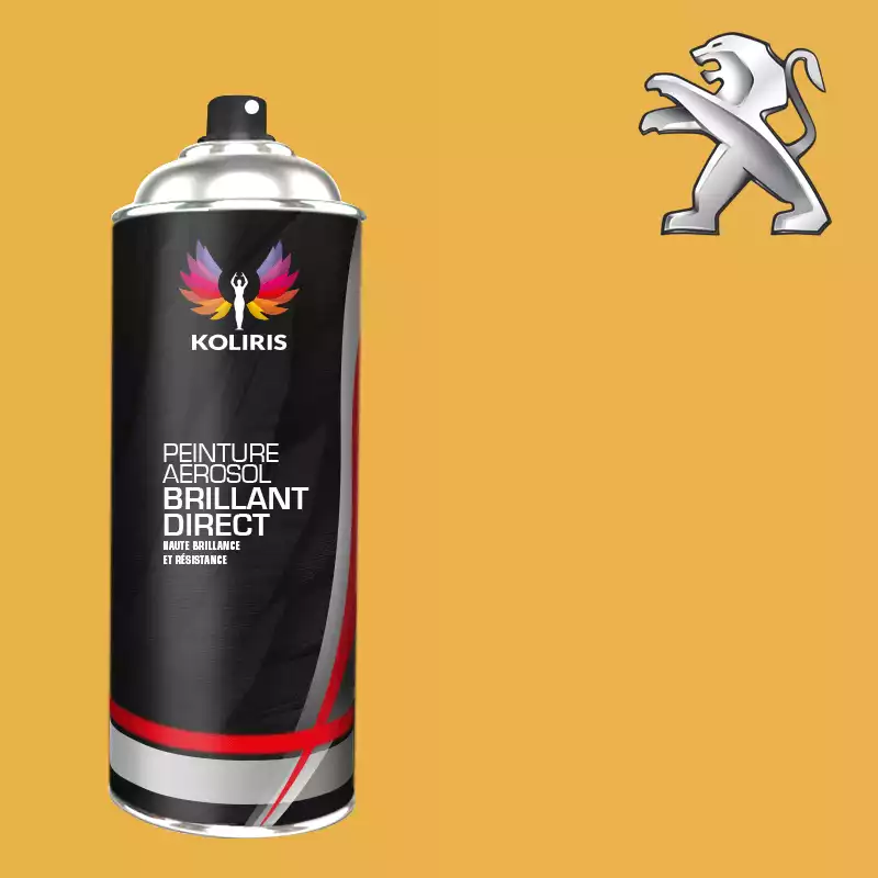 Bombe de peinture voiture 1K brillant Peugeot 400ml