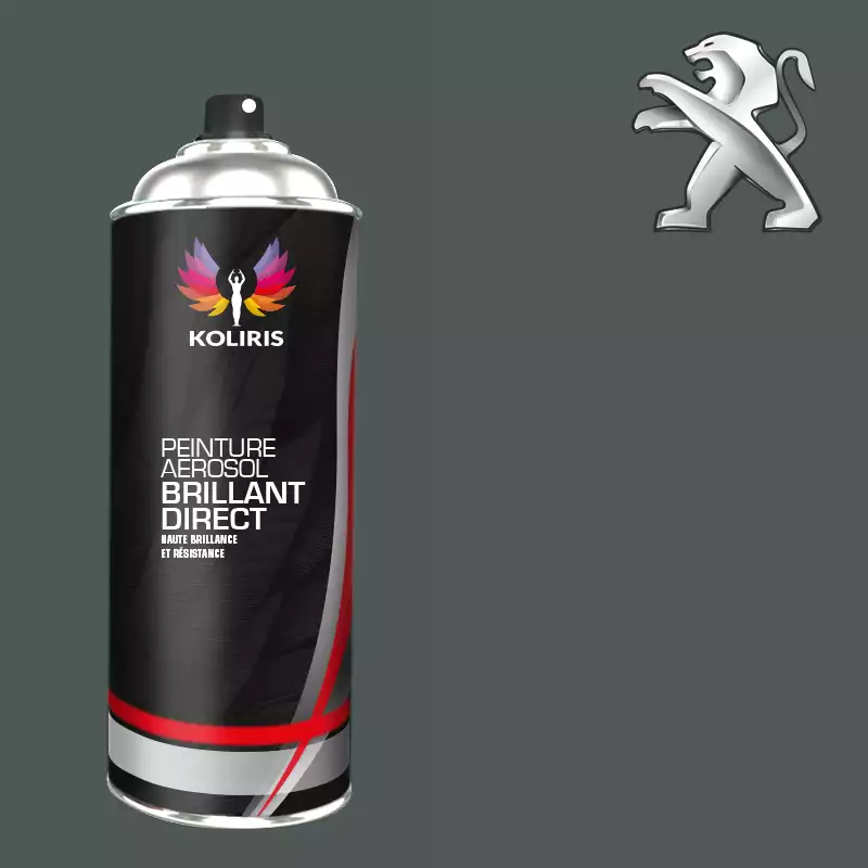 Bombe de peinture voiture 1K brillant Peugeot 400ml