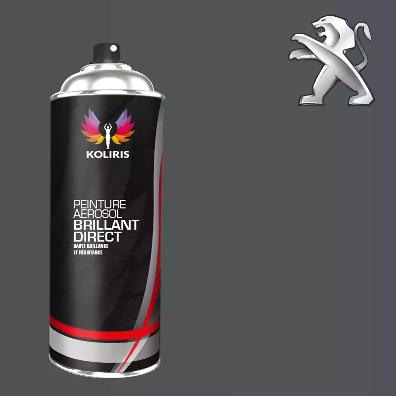 Bombe de peinture voiture 1K brillant Peugeot 400ml