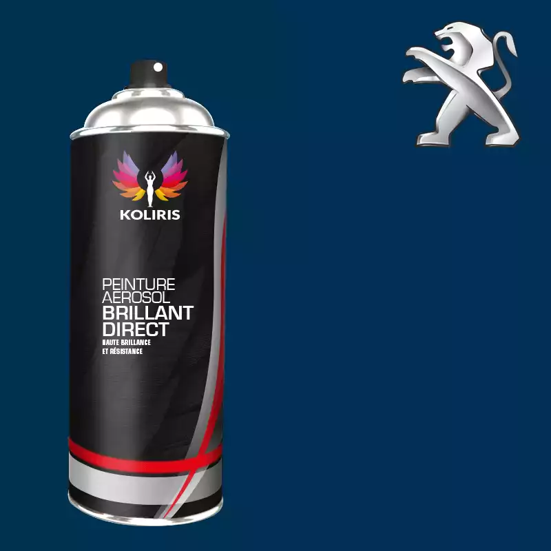 Bombe de peinture voiture 1K brillant Peugeot 400ml