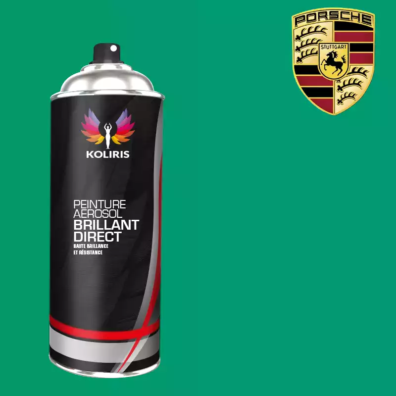 Bombe de peinture voiture 1K brillant Porsche 400ml