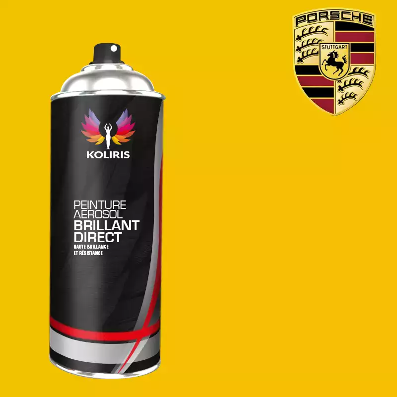 Bombe de peinture voiture 1K brillant Porsche 400ml