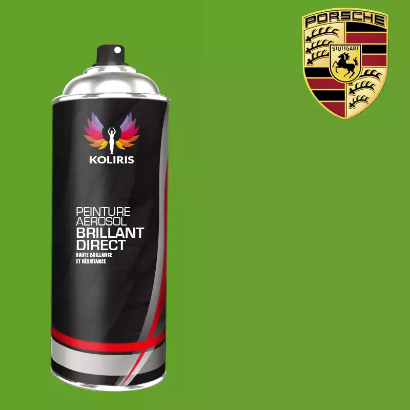 Bombe de peinture voiture 1K brillant Porsche 400ml