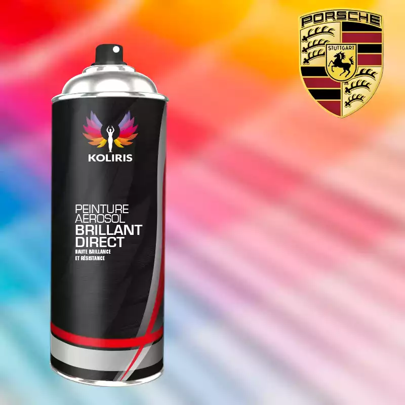 Bombe de peinture voiture 1K brillant Porsche 400ml