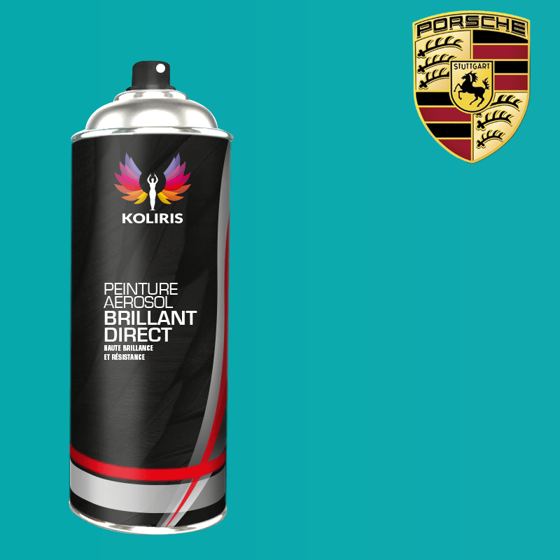 Bombe de peinture voiture 1K brillant Porsche 400ml