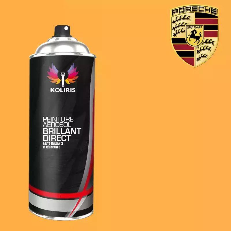 Bombe de peinture voiture 1K brillant Porsche 400ml