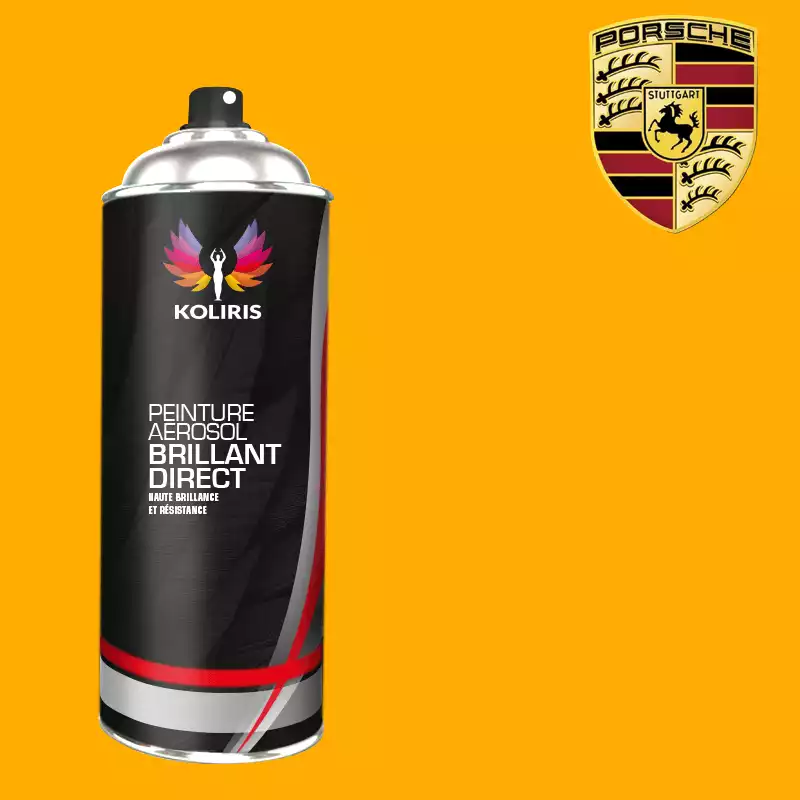 Bombe de peinture voiture 1K brillant Porsche 400ml