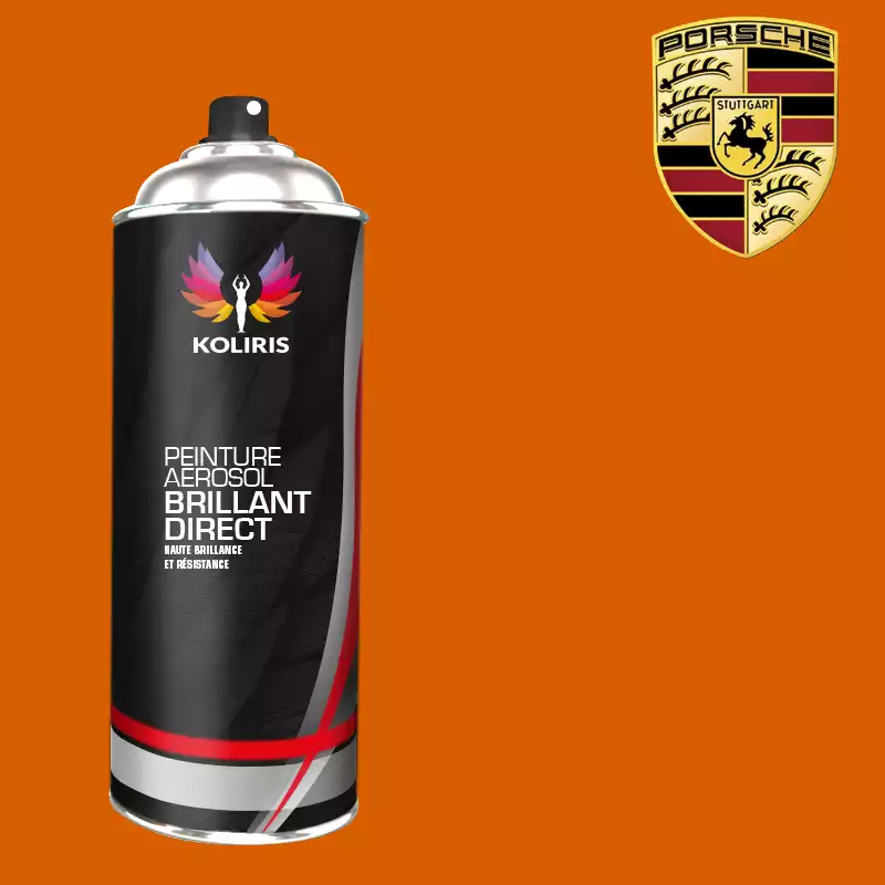 Bombe de peinture voiture 1K brillant Porsche 400ml