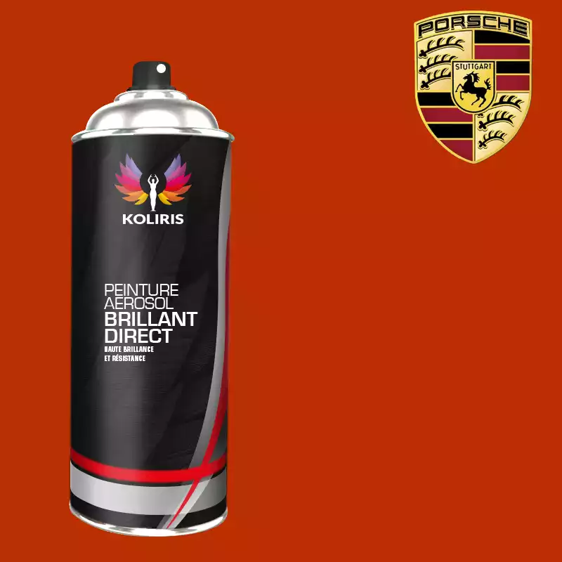 Bombe de peinture voiture 1K brillant Porsche 400ml