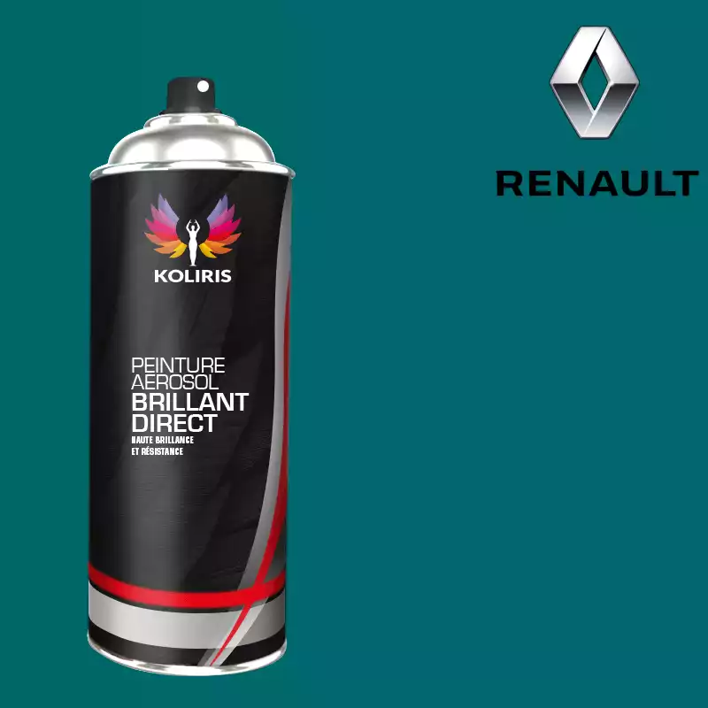 Bombe de peinture voiture 1K brillant Renault 400ml