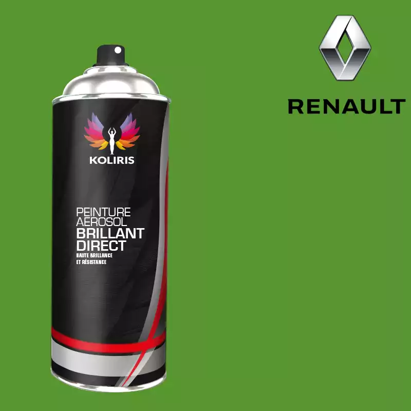 Bombe de peinture voiture 1K brillant Renault 400ml