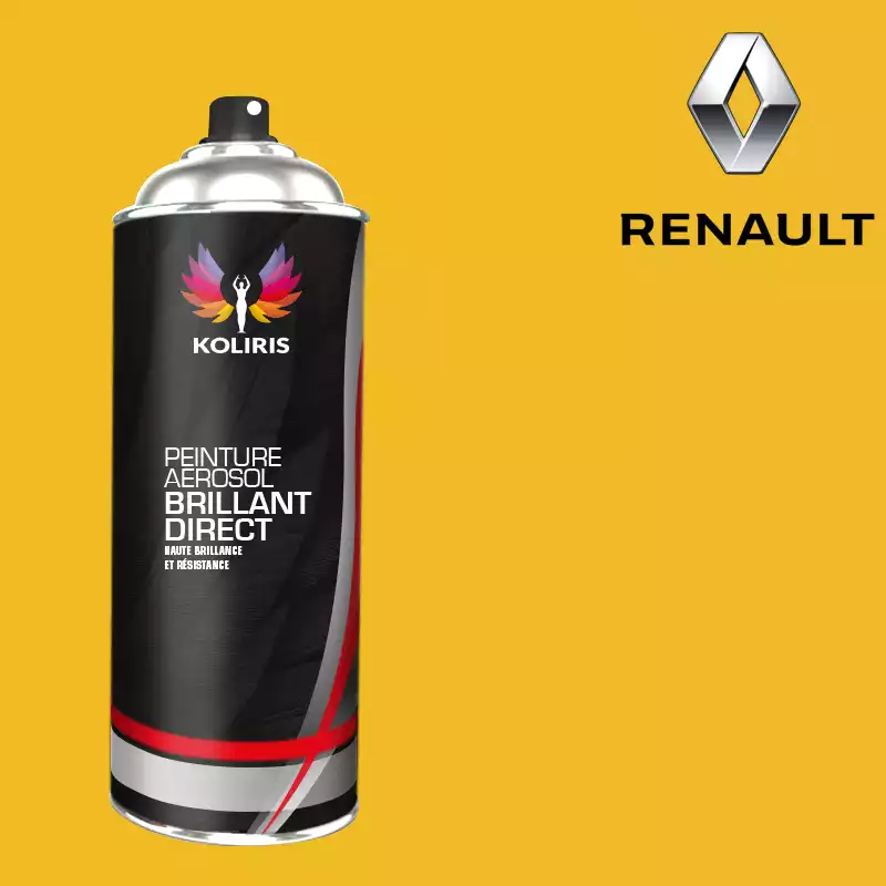 Bombe de peinture voiture 1K brillant Renault 400ml