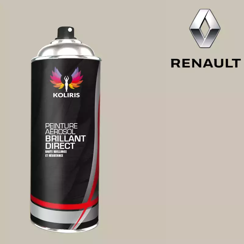 Bombe de peinture voiture 1K brillant Renault 400ml