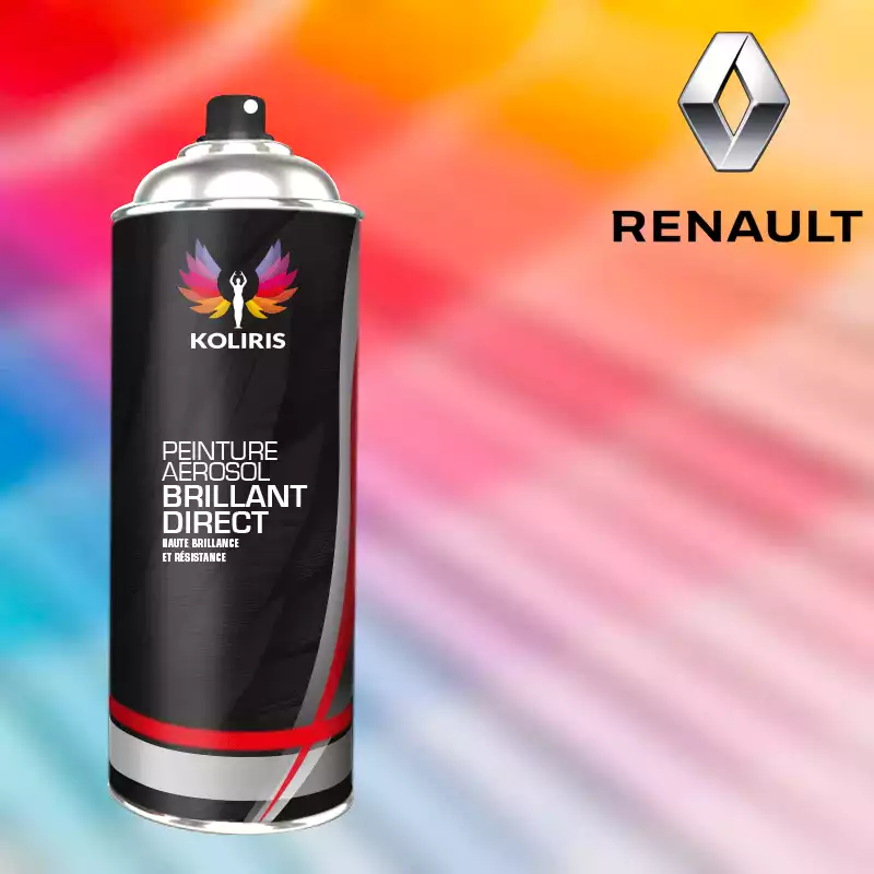 Bombe de peinture voiture 1K brillant Renault 400ml