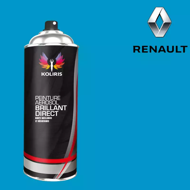 Bombe de peinture voiture 1K brillant Renault 400ml