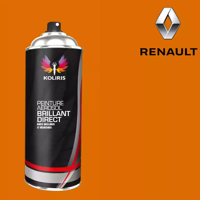 Bombe de peinture voiture 1K brillant Renault 400ml