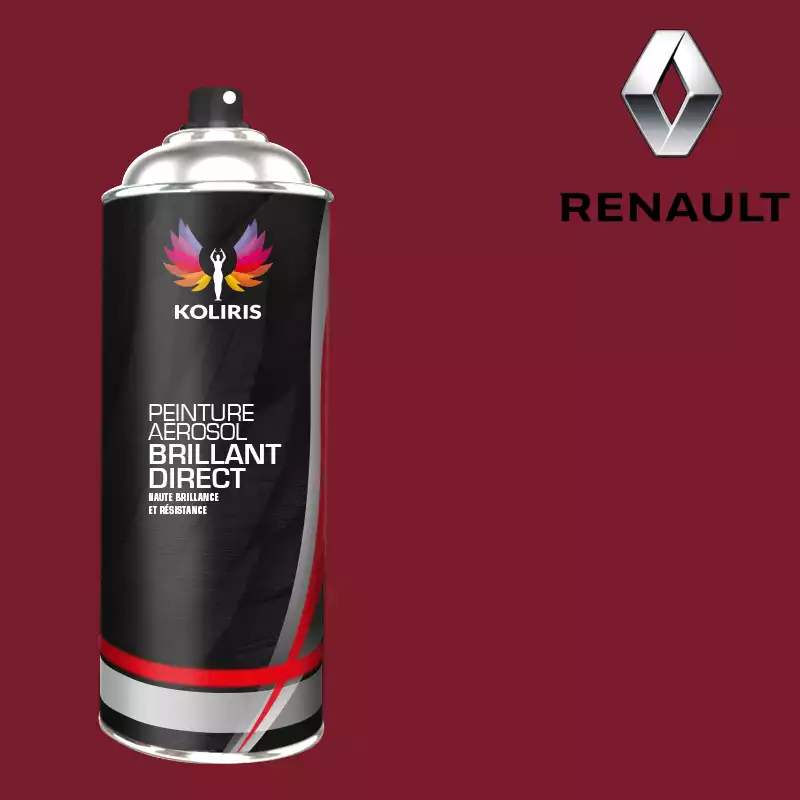 Bombe de peinture voiture 1K brillant Renault 400ml