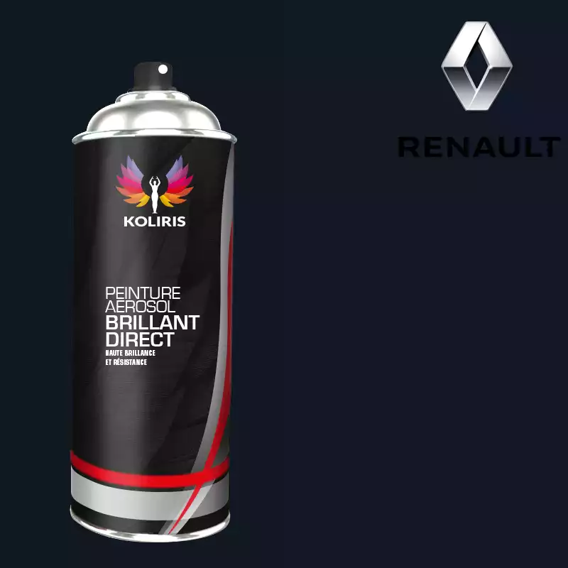 Bombe de peinture voiture 1K brillant Renault 400ml