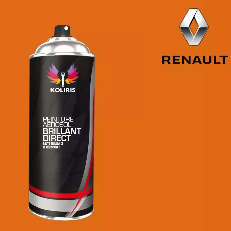 Bombe de peinture voiture 1K brillant Renault 400ml