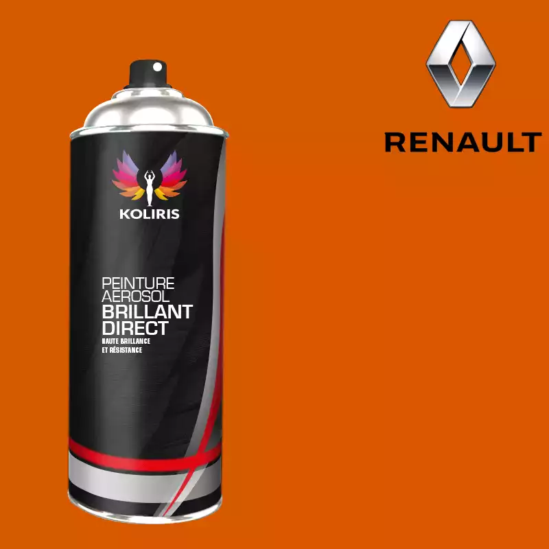 Bombe de peinture voiture 1K brillant Renault 400ml