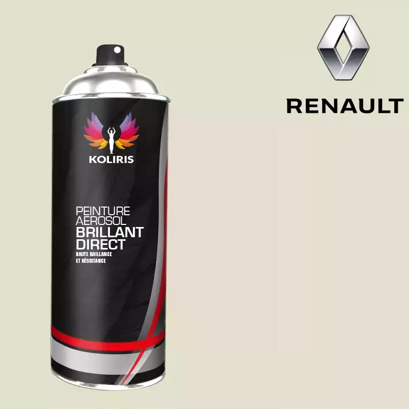 Bombe de peinture voiture 1K brillant Renault 400ml