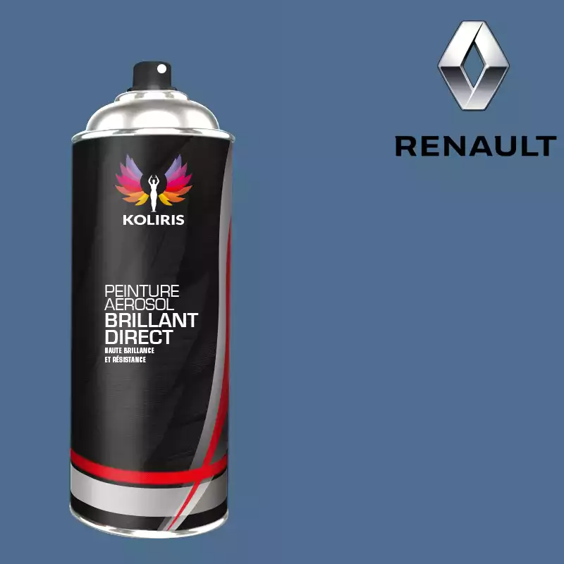 Bombe de peinture voiture 1K brillant Renault 400ml