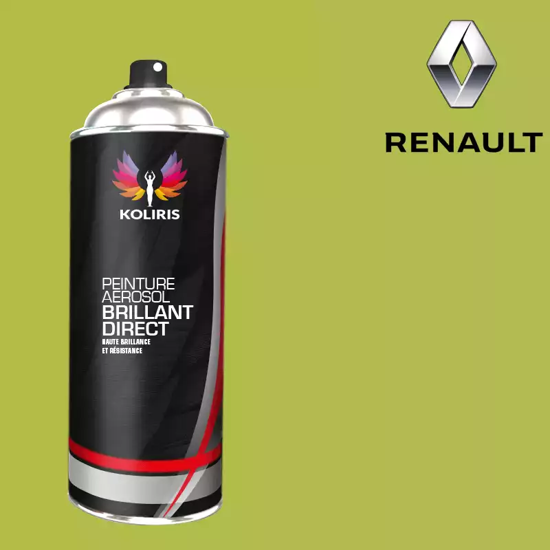 Bombe de peinture voiture 1K brillant Renault 400ml