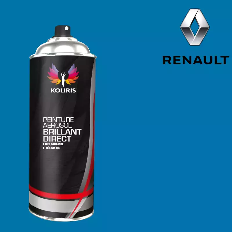 Bombe de peinture voiture 1K brillant Renault 400ml