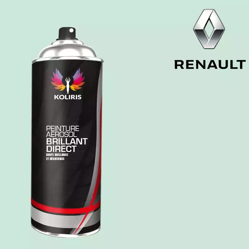 Bombe de peinture voiture 1K brillant Renault 400ml