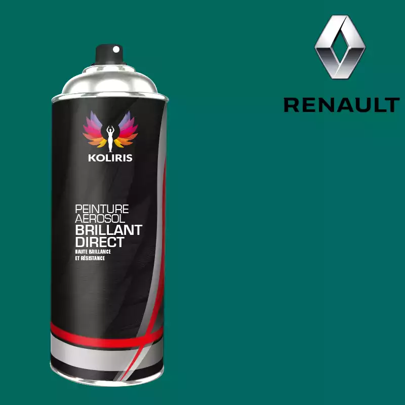 Bombe de peinture voiture 1K brillant Renault 400ml