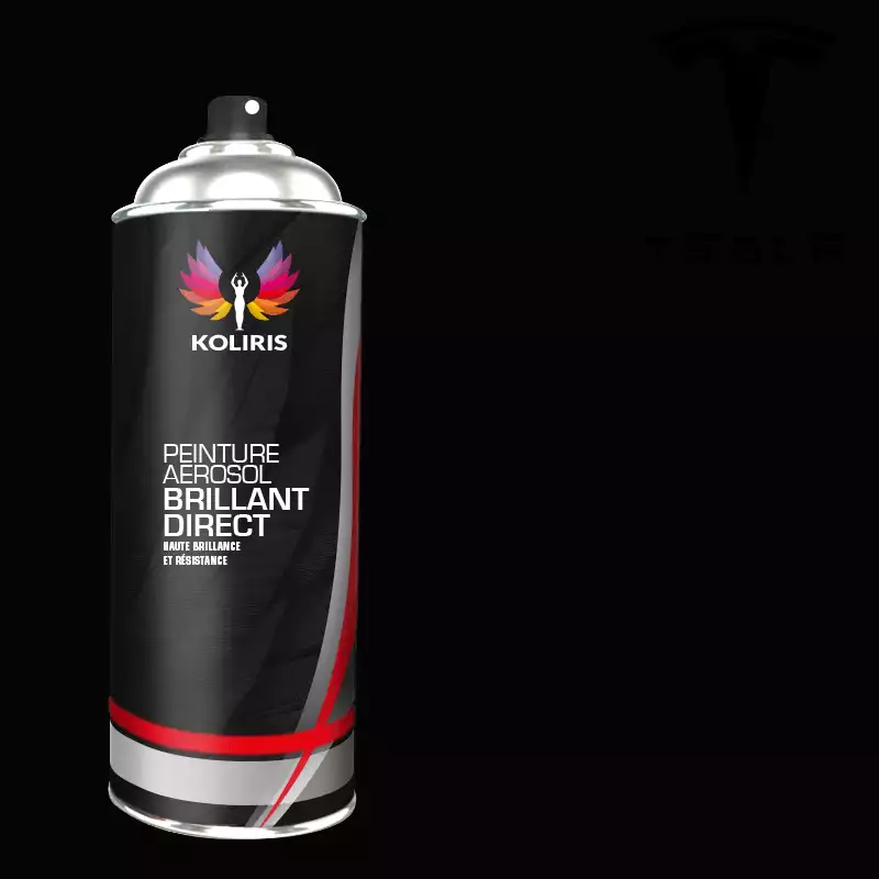 Bombe de peinture voiture 1K brillant Tesla 400ml