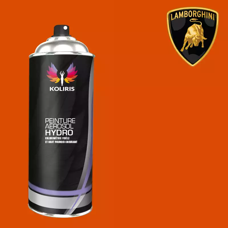 Bombe de peinture voiture hydro Lamborghini 400ml