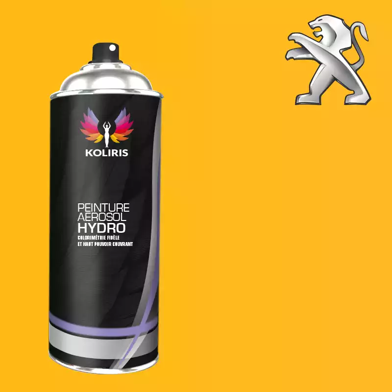 Bombe de peinture voiture hydro Peugeot 400ml