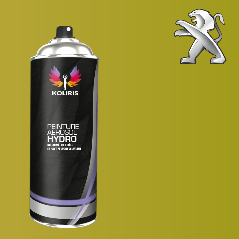 Bombe de peinture voiture hydro Peugeot 400ml