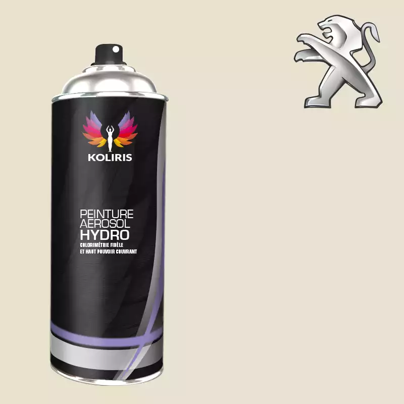 Bombe de peinture voiture hydro Peugeot 400ml