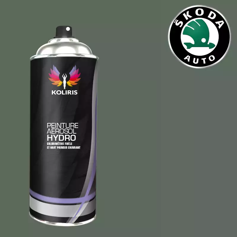 Bombe de peinture voiture hydro Skoda 400ml