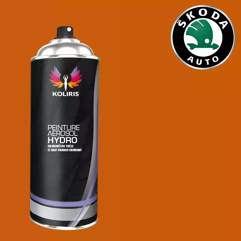 Bombe de peinture voiture hydro Skoda 400ml