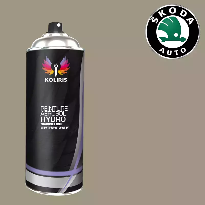 Bombe de peinture voiture hydro Skoda 400ml