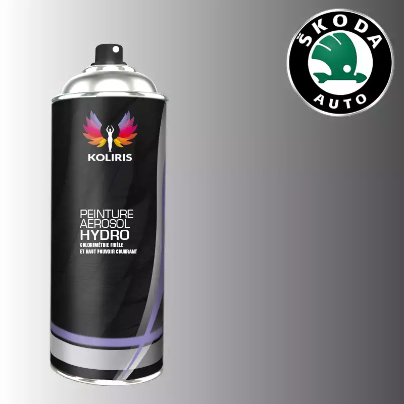 Bombe de peinture voiture hydro Skoda 400ml