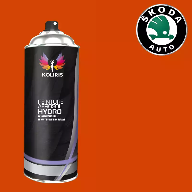 Bombe de peinture voiture hydro Skoda 400ml