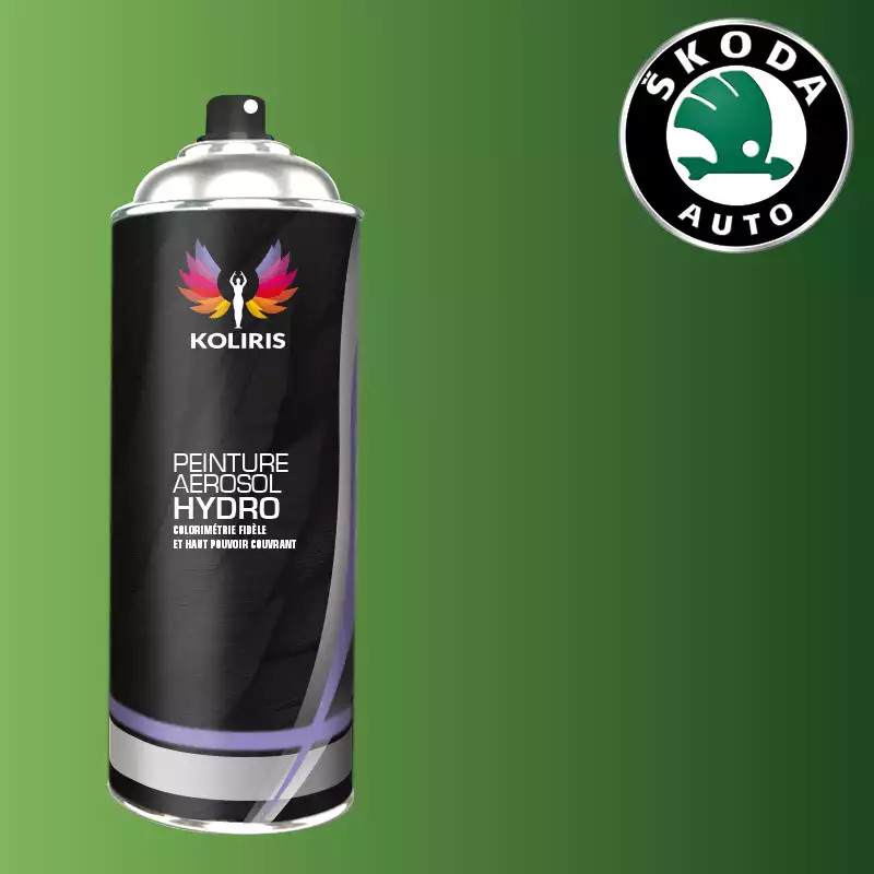 Bombe de peinture voiture hydro Skoda 400ml