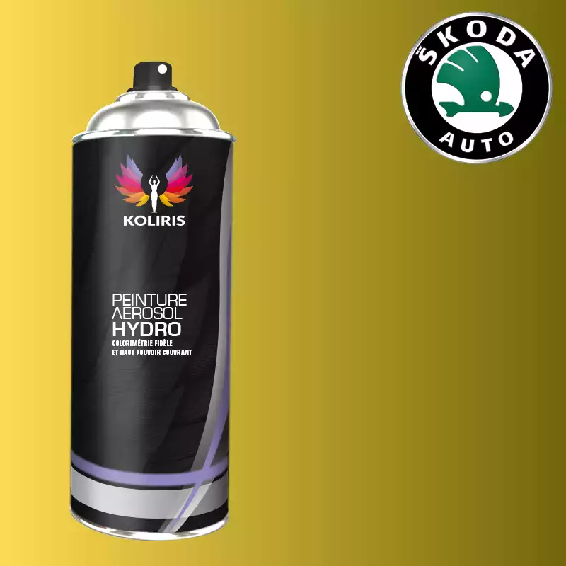 Bombe de peinture voiture hydro Skoda 400ml