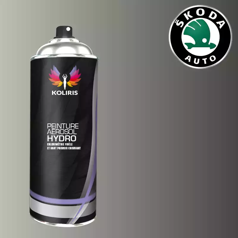 Bombe de peinture voiture hydro Skoda 400ml