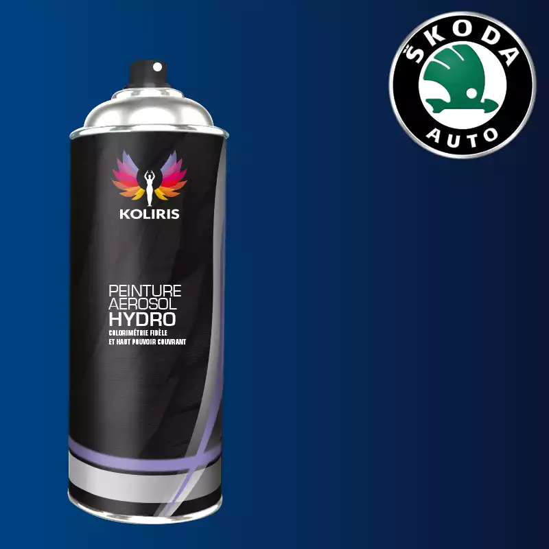 Bombe de peinture voiture hydro Skoda 400ml