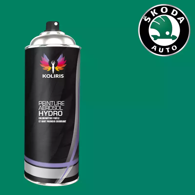 Bombe de peinture voiture hydro Skoda 400ml